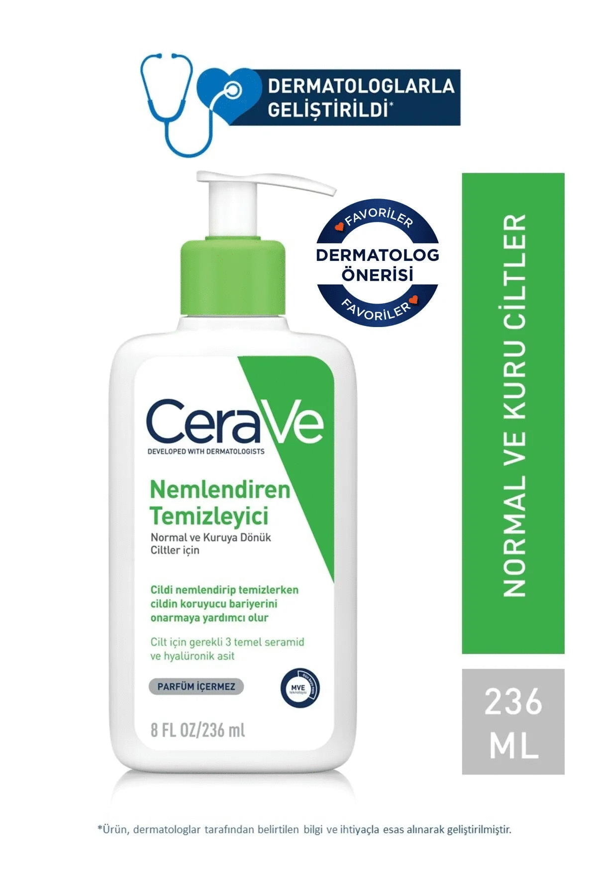 CeraVe Nemlendiren Temizleyici 236 ml