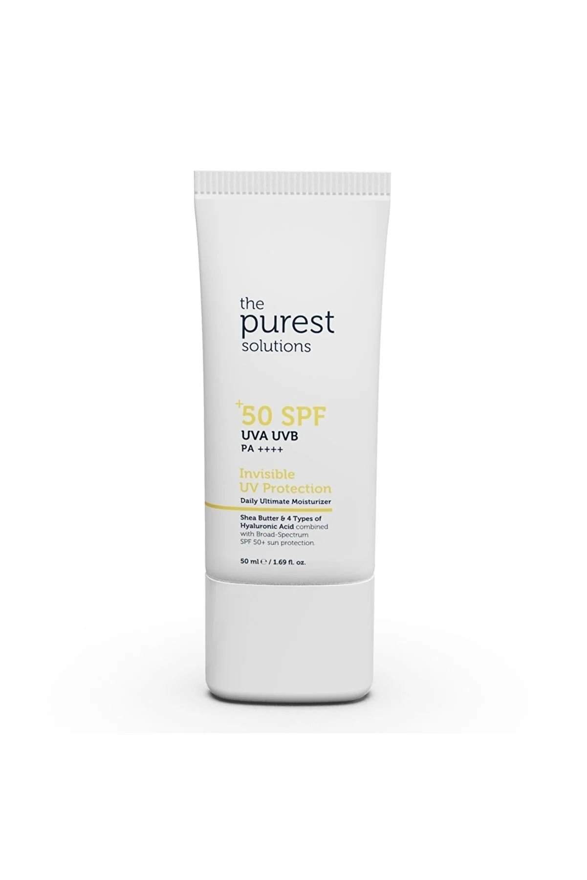 The Purest Solutions Invisible Uv Protection, Daily Intensive Moisturizer Spf 50+ TPS204