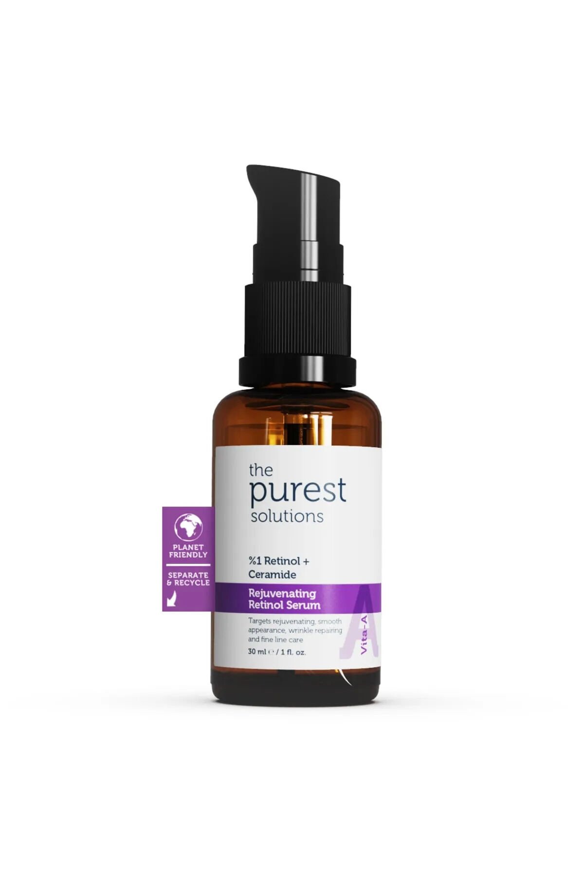 The Purest Solutions Vita-a Serum & Onarıcı & Besleyici Retinol Serum (1% Retinol + Ceramide)