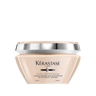 Kerastase Curl Manifesto Masque Beurre Haute Nutrition Kıvırcık Saçlar İçin Maske 200 ml Kıvırcık ve asi saçlara özel kırılmayı önlemeye yardımcı saç maskesi
