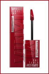 MAYBELLINE NEW YORK SUPER STAY VINYL INK UZUN SÜRE KALICI LİKİT PARLAK RUJ LIPPY 10