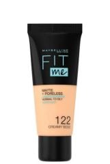 MAYBELLINE NEW YORK FIT ME MATTE + PORELESS FONDÖTEN CREAMY BEIGE 122