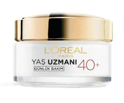L'Oreal Paris Yaş Uzmanı 40+ Kırışıklık Karşıtı Nemlendirici Krem 50ml