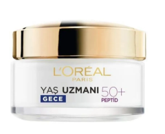 L'Oreal Paris L'oréal Paris Yaş Uzmanı 50+ Kırışıklık Karşıtı Yenileyici Gece Kremi 50ml