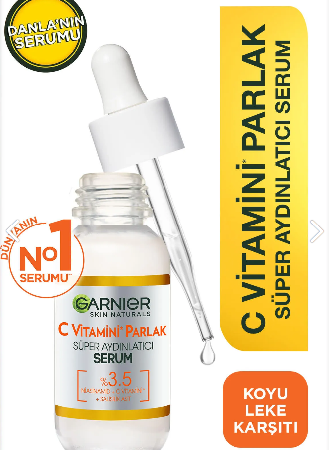 Garnier C Vitamini Parlak Süper Aydınlatıcı Serum 30ml
